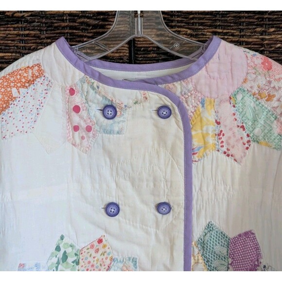 NWT Vintage Farewell Frances Quilted Coat Small Cottagecore Quilt Handmade - Picture 9 of 12